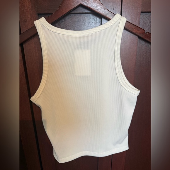 H&M Cream Ribbed Tank Top - Picture 3 of 3